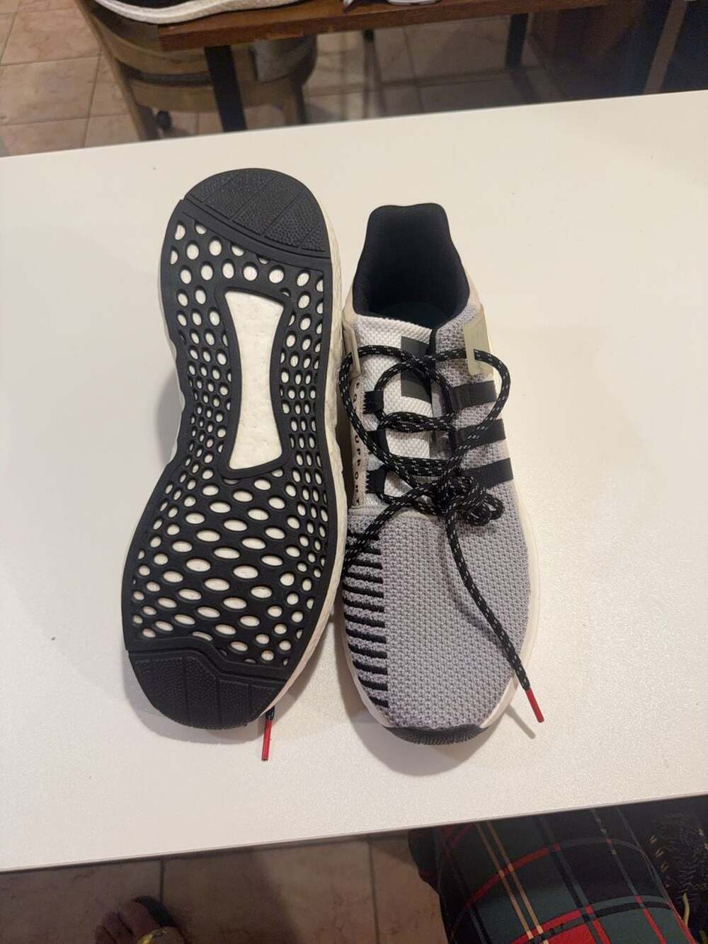 Adidas EQT Support 93/17 Shoes Mens Sz 9.5 Black/White Running Sneakers BY9509